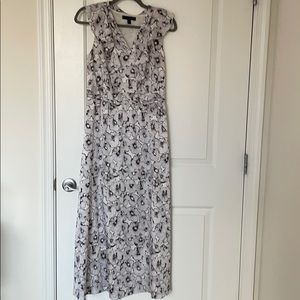 Banana Republic poppy print maxi dress